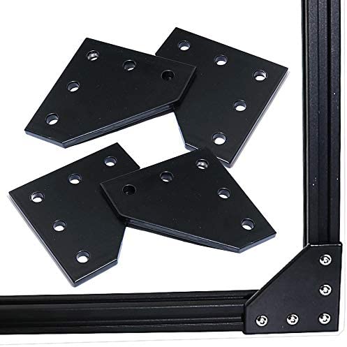 2020 Black 90° Plate Bracket