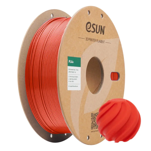 eSUN PLA+ Filament (Red)