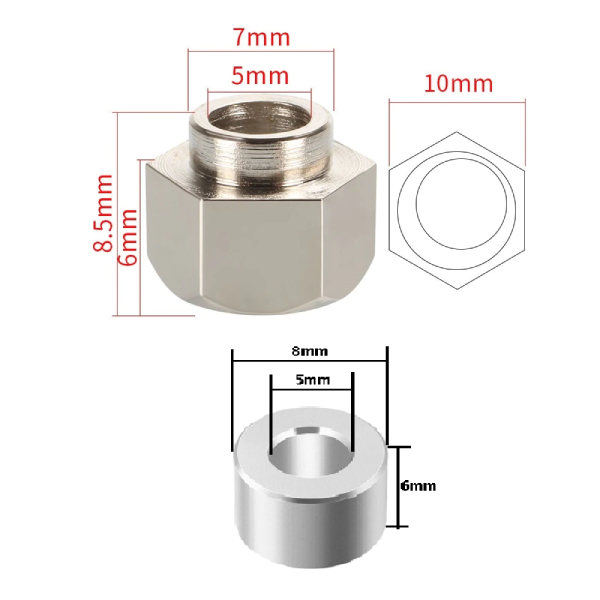 Eccentric Spacer 6mm
